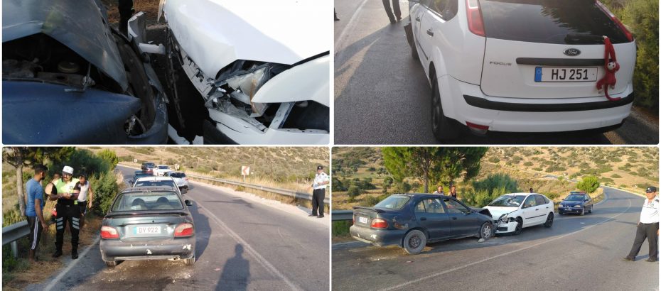 Girne-Tatlısu yolunda kaza