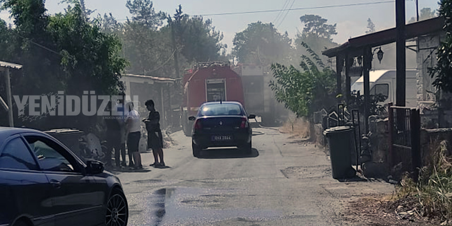 Boğazköy'de ev yangını: 2 yaralı!