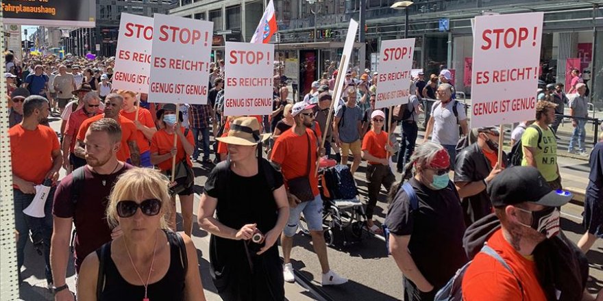 Almanya'da Covid-19 önlemleri karşıtı protesto yasaklandı