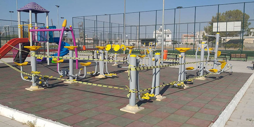Akdoğan Belediyesi çocuk parklarını kapattı
