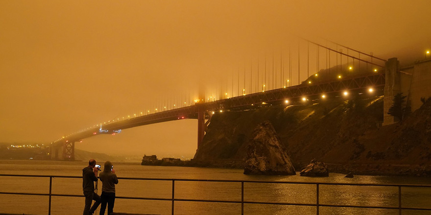 San Francisco kızıla boyandı