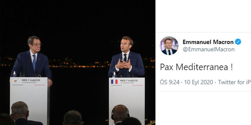 Macron'dan Pax Mediterranea (Akdeniz barışı) çıkışı