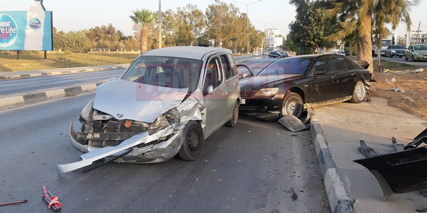 Lefkoşa'da kaza: 2 yaralı