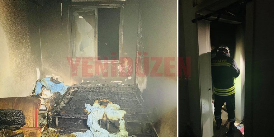 Demirhan'da ev yangını
