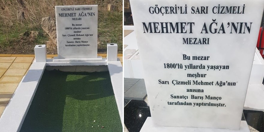 Sarı Çizmeli Mehmet Ağa’nın kabri yenilendi