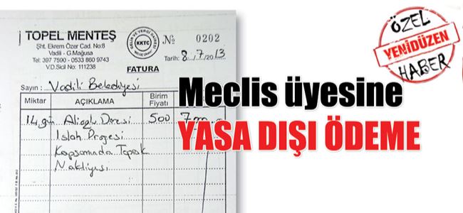 Vadili Belediyesi’nde usulsüzlük