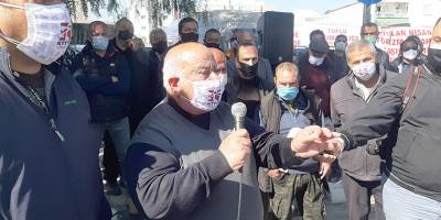 Ateş yaktılar, çadır kurdular