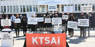 KTSAİ helva dağıttı: "Sadaka değil destek istiyoruz"