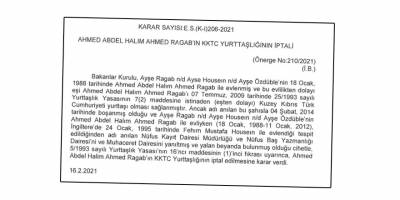 Yalan beyanda bulundu, yurttaşlığı iptal edildi