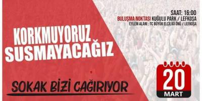 Örgüt ve partilerden TC Elçiliği önünde eylem