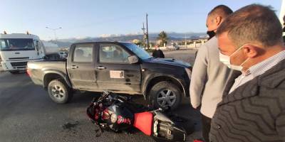 Haspolat'ta kaza: İki yaralı