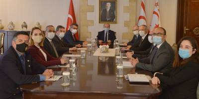 Cumhurbaşkanı Tatar Cenevre öncesi CTP heyetini bilgilendirdi