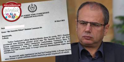 “Gala'nın organizatörü(!) Dışişleri Bakanlığı'ymış”