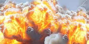 2014 yılının ilk gününde patlama