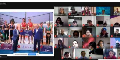 Voleybolun kraliçesi Merve Çelebi Levent College’in konuğu oldu