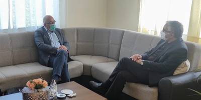 Kızılyürek, Akıncı’yı ziyaret etti