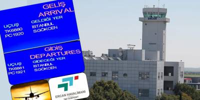 Ercan’da sabah seferleri akşama alındı