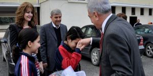 Arabacıoğlu, okulları ziyaret ediyor