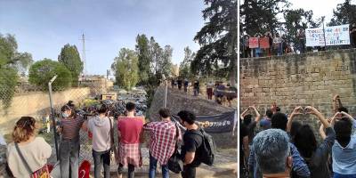 Barikattan yükselen ses: Barış, sevgi, dayanışma