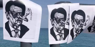 Anastasiadis’e karikatürlü tepki