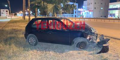 Gönyeli-Alayköy yolunda kaza