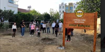 'Umut Bahçesi'nde ağaçlandırma devam ediyor