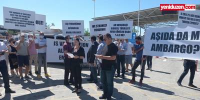 Ekonomik örgütlerden eylem: "Aşıda da mı ambargo?"