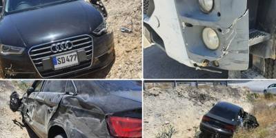 Lefkoşa-Mağusa yolunda kaza