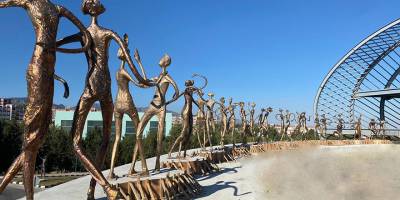 30 heykel YDÜ’de sergilenmeye başlandı…