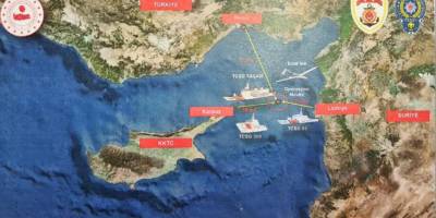 Suriye-Karpaz arasında gemiye operasyon: 1,5 tonun üzerinde uyuşturucu