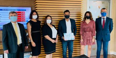 Creditwest Bank’a teşekkür belgesi