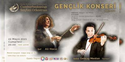 Cumhurbaşkanlığı Senfoni Orkestrası'ndan Gençlik Konseri