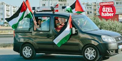 Kendileri burada, yürekleri orada...  “İsrail bombalarını gökyüzüne yolluyor, yakınlarımız ölüyor”