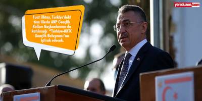 Fuat Oktay 'su' için geliyor, 'AKP Gençlik Kolları' ile "KKTC-TC Gençlik Buluşması" da var