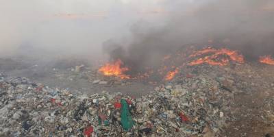 50 dönüm kuru ot ile 3 dönüm arpa yandı