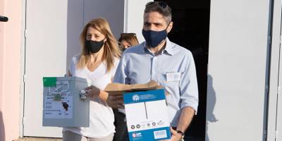 Güney, covid-19 önlemleri ile sandık başında