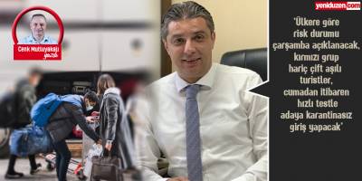 Çift aşılı turist hızlı testle gelebilecek