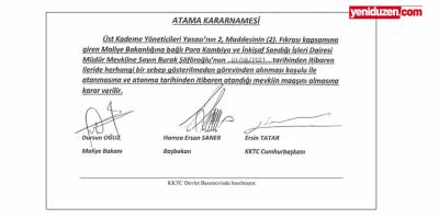 Para Kambiyo ve İnkişaf Sandığı Dairesi Müdürlüğü’ne Burak Şoföroğlu atandı