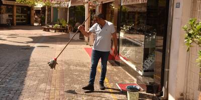 Lokmacı'da esnaf ‘açılış’ hazırlığında
