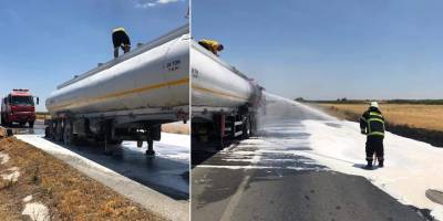 Seyir halindeyken alevler içinde kaldı