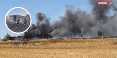 Lefkoşa'da yangın