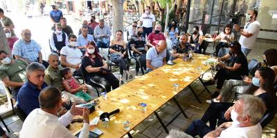 Harmancı, "Merkez Lefkoşa" hakkında Arasta-Lokmacı esnafını bilgilendirdi