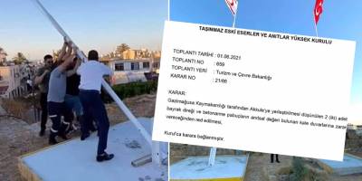 ‘Mağusa Surlariçi’ne bayrak dikilmesi’ kararı iptal