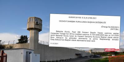Cezaevi Danışma Kurulu’nda görev değişikliği:  Yeni başkan Sökücü