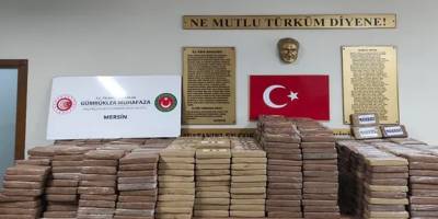 Mersin Limanı'nda 1 ton kokain
