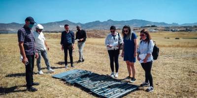 TC'den gelen teknik ekip yeni hastane için incelemede