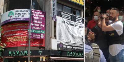 İzmir'de HDP binasına silahlı saldırı, 1 kişi öldürüldü