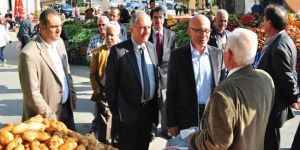 Talat ve Aygın halk ile buluştu