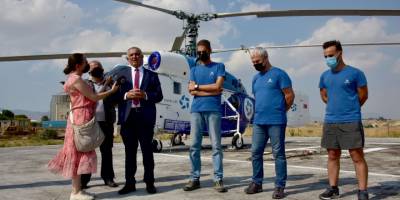 “Yangın helikopteri 3 buçuk ton su alıyor”