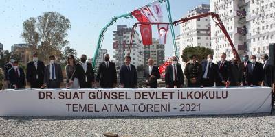 3. Suat Günsel Devlet İlkokulu’nun temeli Mağusa’da atıldı